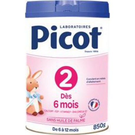 LACTALIS PICOT 2 dès 6 mois 850g