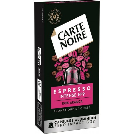 Carte Noire Capsules Intense n°9 x10 55g