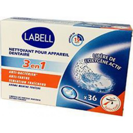 LABELL NETTOYANT DENTAIRE 36 boîte 36 unités