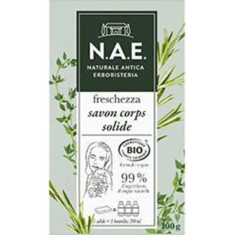 N.A.E Savon solide corps bio . Rafraîchissant 100g