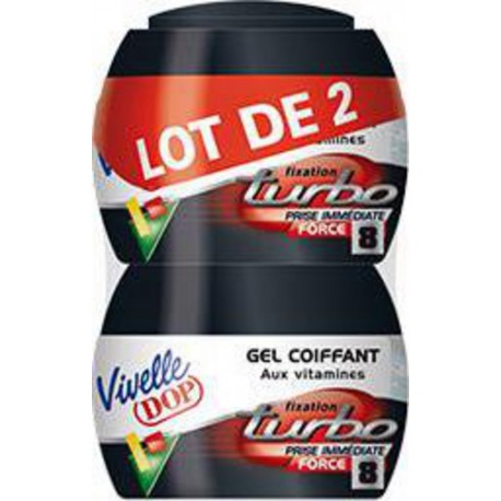 Dop Gel coiffant Vivelle Turbo 2x150ml 300ml