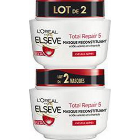 Elseve Total Repair 5 Masque reconstructant 2x340ml 680ml