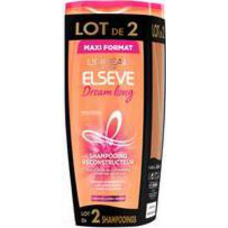 Elseve Shampooings Dream length Lot de deux 2x400ml