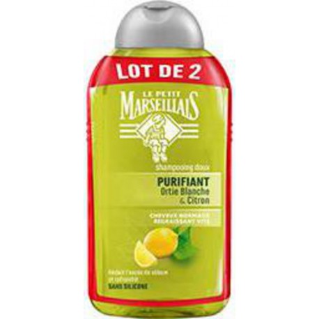 Le Petit Marseillais Shampooing Ortie/Citron 2x250ml