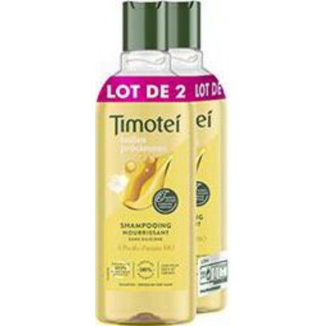 Timotei Shampooing huile d'argan bio et fleur de jasmin -2x300ml