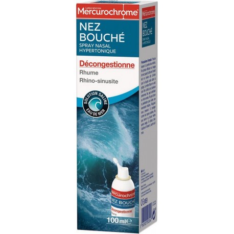 Mercurochrome Spray nasal hypertonique flacon 100ml
