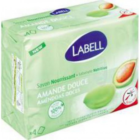 LABELL SAVON AMAND.DCE 4X100GR 4 pains 100g