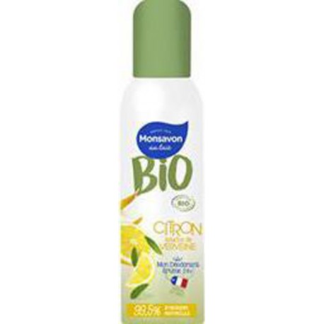 MONSAVON MSAV DEO BR.BIO CIT/VERV 150M l'aérosol 150ml