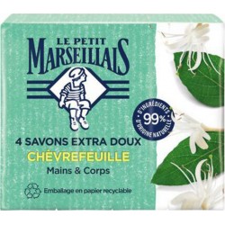 P.MARSEILL LPM SAVON CHEVREFEUILL4X100g 4 savons 100g - 400g