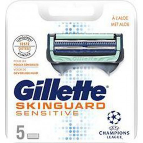 GILLETTE GILL.LAMES SKING ALOE VERA X5 paquet 5 lames