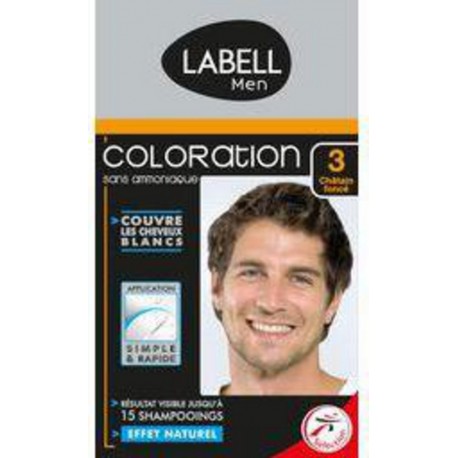 LABELL MEN COLO CHAT.FONCE boîte 119ml