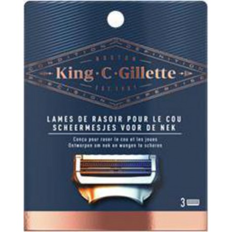 GILLETTE KCG LAME RASOIR COUX3 pack 3 recharges