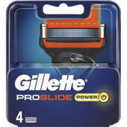 GILLETTE LAMES PROGLIDE POWER X4 paquet 4 lames