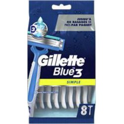 GILLETTE RAS.JET.BLUE3 X8 paquet 8 rasoirs