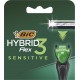 BIC RECH FLEX3 HYBRID SENSI X4 paquet 4 lames rasoirs