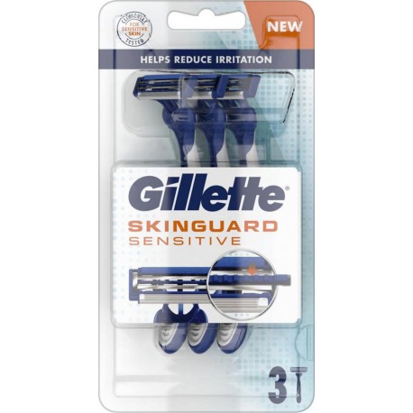 GILLETTE RASOIR SKINGUARD X3 paquet 3 rasoirs