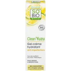 SO'BiO Gel-crème étic hydratant anti-imperfections Yuzu 40ml