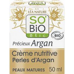 SO'BiO Crème nutritive étic Argan Peaux matures 50ml
