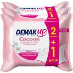 Demak'Up Lingettes Cocoon 2 +1 offert 3x25 2 paquets + 1 offert