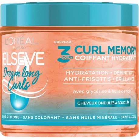 ELSEVE 3JOURS CURL MEMORY DREAM LONG CURL pot 400ml