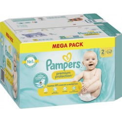 PAMPERS X114 MEGA T2 PREMIUM PROT paquet 114 couches