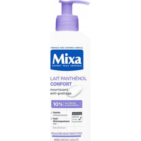 MIXA 250ML LAIT PANTHENOL IPS flacon 250ml