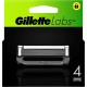 GILLETTE X4 LAMES LABS 4 recharges