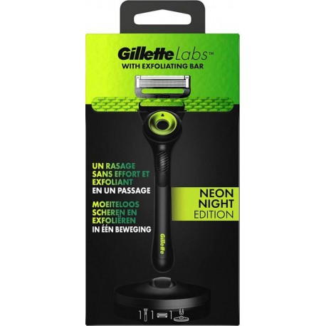 GILLETTE RASOIR LABS NEON GILLETTE kit avec manche et recharge lame - 169g