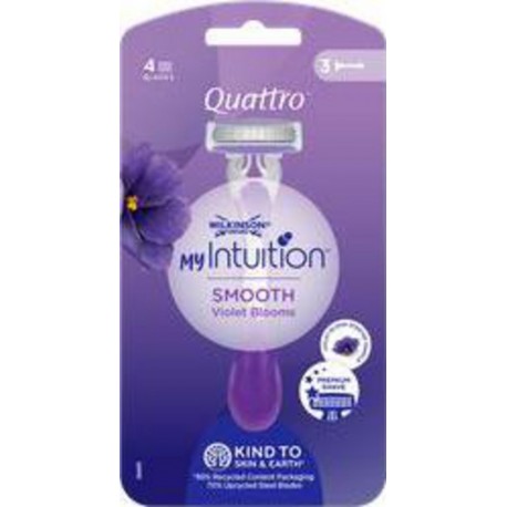 WILKINSON MY INTUITION QUATTRO SMOO sachet 3 rasoirs