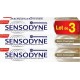 Sensodyne Dentifrice Soin complet 3x75ml x3 dentifrices