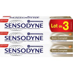 Sensodyne Dentifrice Soin complet 3x75ml x3 dentifrices