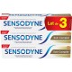 Sensodyne Dentifrice Soin complet 24h 3x75ml 3 tubes 75ml - 225ml