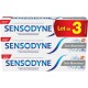 Sensodyne Dentifrice Soin blancheur 24h 3x75ml 3 tubes 75ml - 225ml