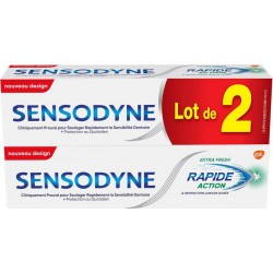 Sensodyne Dentifrice Extra fresh 2x 75ml x2 tubes x 75ml - 150ml