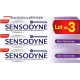 Sensodyne Dentifrice Soin gencives 3x75ml x3 dentifrices