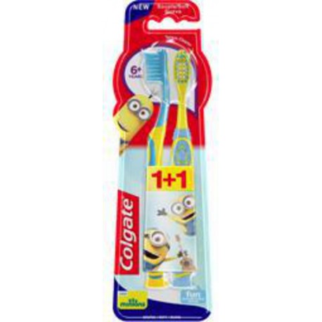 COLGATE BAD KIDS 6ANS+ X2 brosse à dents + 1 offerte