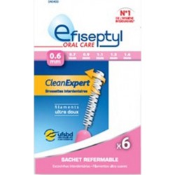 EFISEPTYL EFISEPT BROSS.CLEAN EXP 0,6MM boîte 6