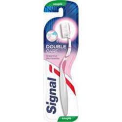 Signal Brosse à dents souple Double Care Sensitive 1 pièce brosse à dents