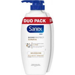 Sanex Crème de douche BiomeProtect Surgras 2x700ml x2 tubes 700ml - 1400ml