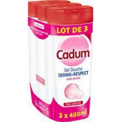 Cadum Douche dermo protect 3x400ml x3 flacons 400ml