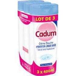 Cadum Gel douche Hydratant 3x400ml x3 flacons 400ml