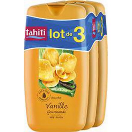 Tahiti Gel douche Vanille 3x250ml x3 flacons 250ml