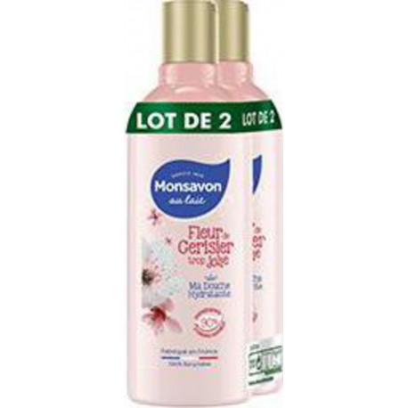 Monsavon Gel douche passion 2x300ml x2 flacons 300ml