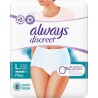 ALWAYS DISCREET CULOTT.L 0%X8 paquet 8 culottes