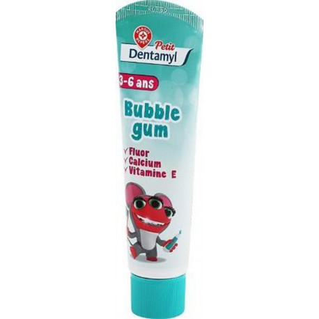 Dentamyl Dentifrice enfant Bubble gum 3 à 6 ans 50ml