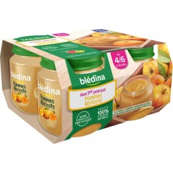 BLEDINA POMMES ABRICOTS 4X130G 520g