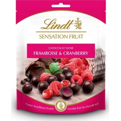 Lindt Sensation Fruit Framboise et Cranberry 150g (lot de 2)