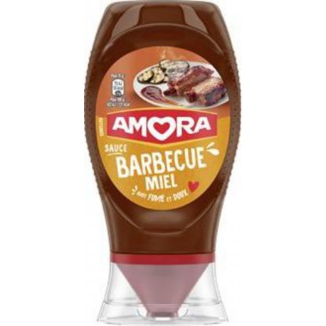 Amora Sauce Barbecue Miel 282g (lot de 4)