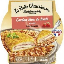 La Belle Chaurienne Barquette Cordon bleu de dinde et riz 300g