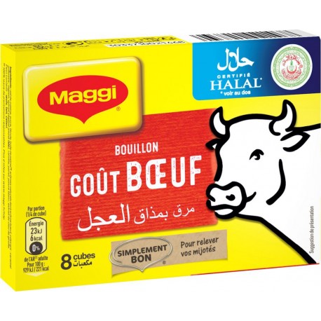 MAGGI BOUILLON BOEUF HALAL 80g